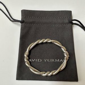 David Yurman AUTHENTIC Continuance Center Twist bracelet gorgeous size medium